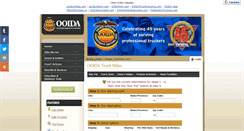 Desktop Screenshot of ooida.truckmiles.com