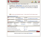 Tablet Screenshot of layover.truckmiles.com