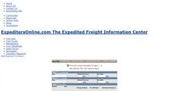Desktop Screenshot of expeditersonline.truckmiles.com