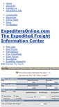 Mobile Screenshot of expeditersonline.truckmiles.com